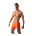 TOF PARIS Shorts Mid-Length Tight Fit Short Cotton Fleece Orange 4