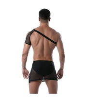TOF PARIS Shoulder Harness Mesh Circuit Transparent Black 90