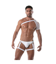 TOF PARIS Shoulder Harness Mesh Circuit Transparent White 90