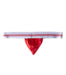 TOF PARIS Thong French Stringless Bi-Stretch Jersey String Red 23