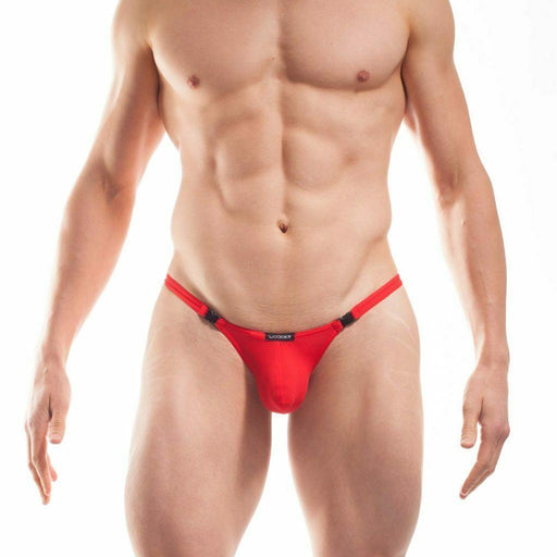 WOJOER Beach Mini String With Side Clipped Thongs Red 321B55 4