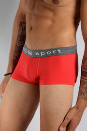XL-HOM Boxer SNOW Shorty Quality Undies RED XL 1