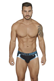 XTREMEN Brief Sports Stretchy Cotton Smooth Black 41309 2